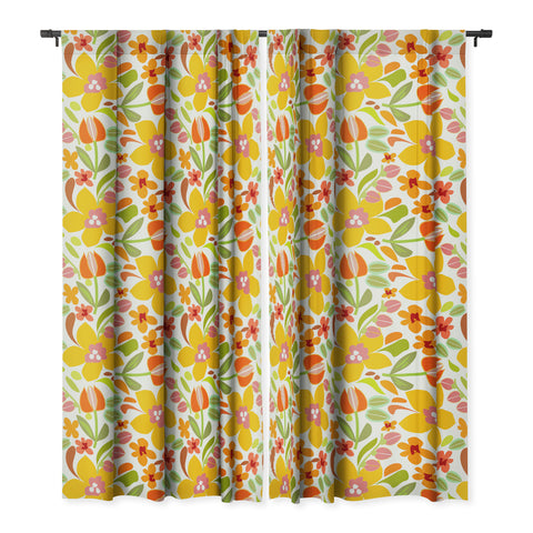 Mirimo Naif Summer Flora Blackout Window Curtain