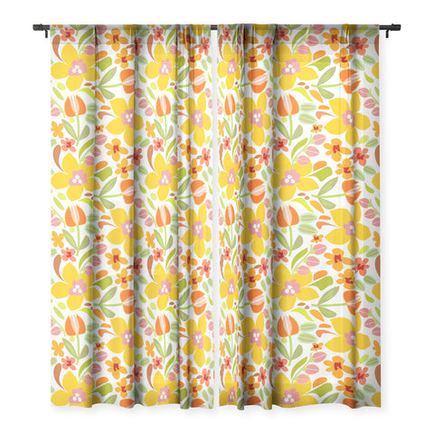 Mirimo Naif Summer Flora Sheer Window Curtain