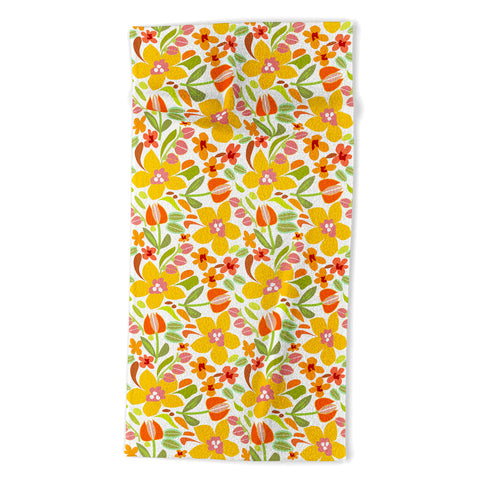 Mirimo Naif Summer Flora Beach Towel
