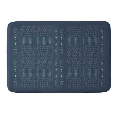 Mirimo Native Mudcloth Denim Memory Foam Bath Mat