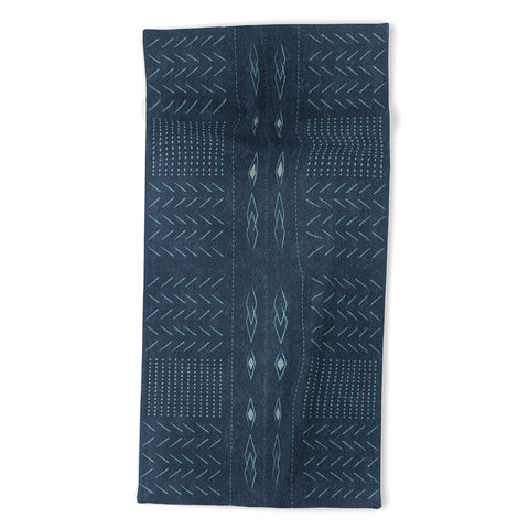Mirimo Native Mudcloth Denim Beach Towel
