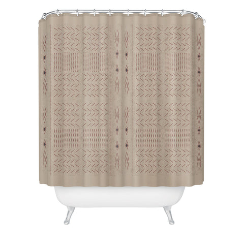 Mirimo Native Mudcloth Sand Shower Curtain