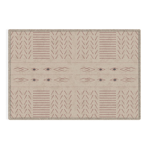 Mirimo Native Mudcloth Sand Outdoor Rug