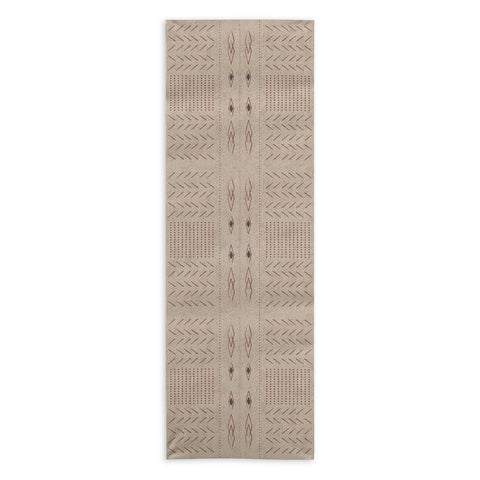Mirimo Native Mudcloth Sand Yoga Towel