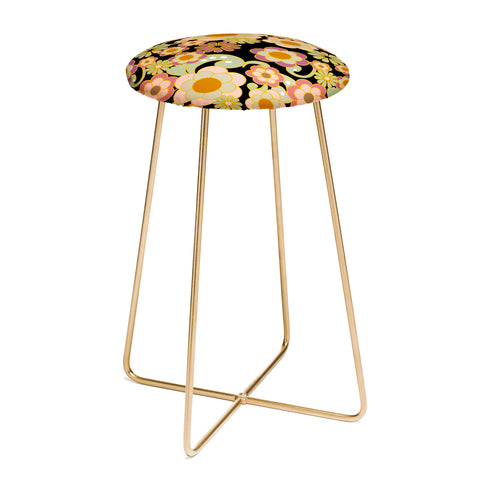 Mirimo Nostalgic 70s in Black Counter Stool