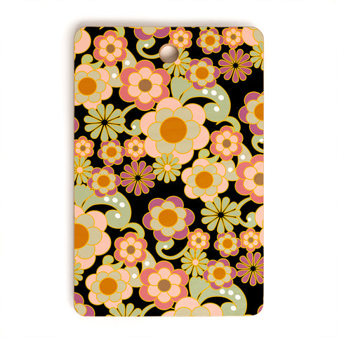 Mirimo Nostalgic 70s in Black Cutting Board Rectangle
