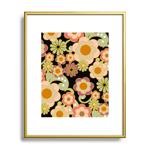 Mirimo Nostalgic 70s in Black Metal Framed Art Print