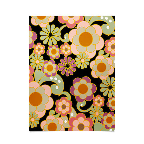 Mirimo Nostalgic 70s in Black Poster