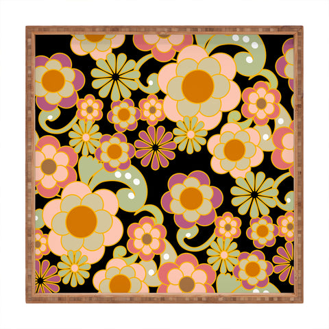 Mirimo Nostalgic 70s in Black Square Tray