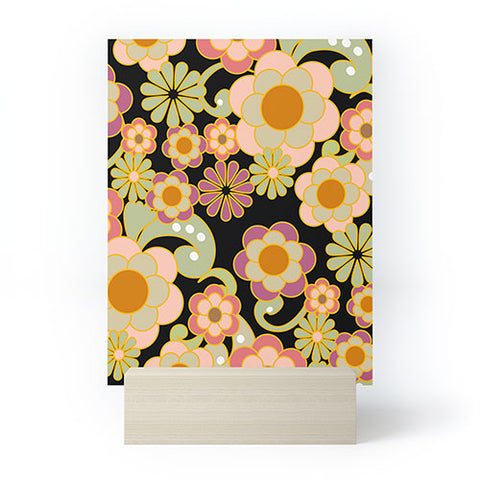 Mirimo Nostalgic 70s in Black Mini Art Print