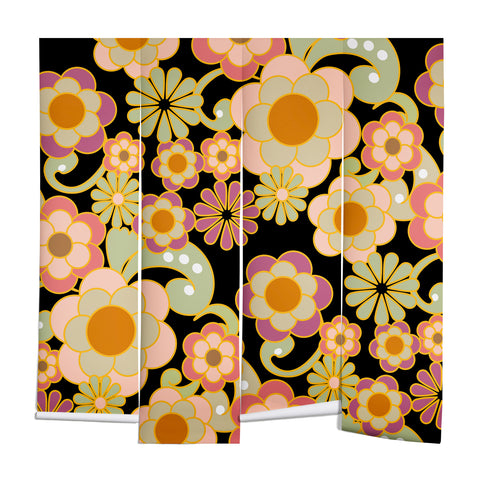 Mirimo Nostalgic 70s in Black Wall Mural