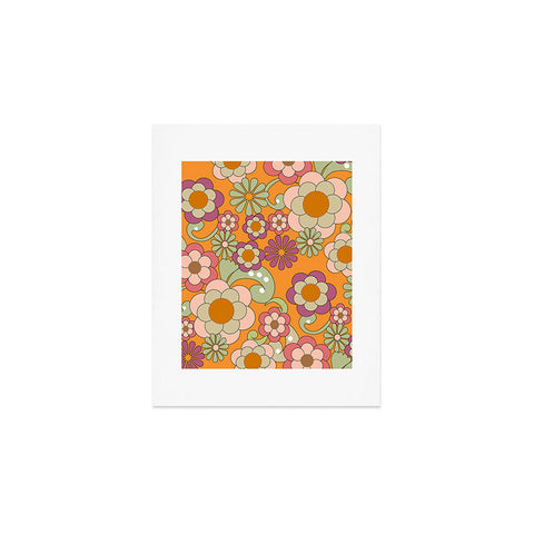 Mirimo Nostalgic 70s in Orange Art Print