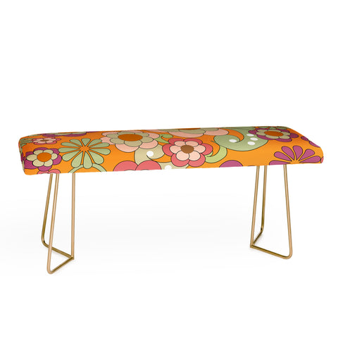 Mirimo Nostalgic 70s in Orange Bench