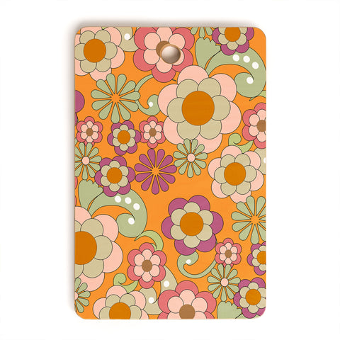 Mirimo Nostalgic 70s in Orange Cutting Board Rectangle