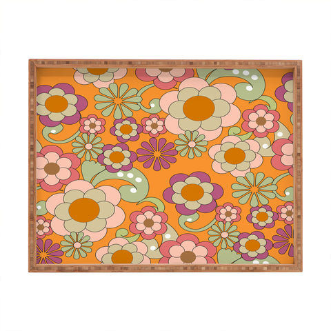 Mirimo Nostalgic 70s in Orange Rectangular Tray