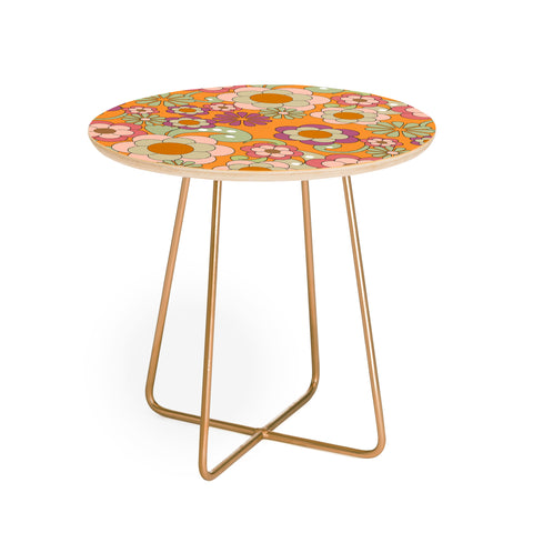 Mirimo Nostalgic 70s in Orange Round Side Table