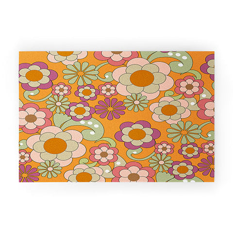 Mirimo Nostalgic 70s in Orange Welcome Mat