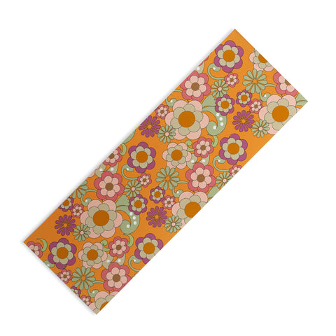 Mirimo Nostalgic 70s in Orange Yoga Mat