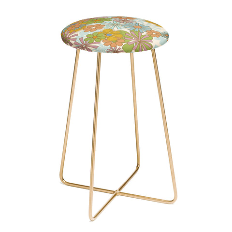 Mirimo Nostalgic Blooms Counter Stool