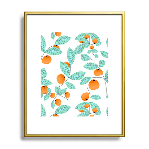 Mirimo Orange Grove Metal Framed Art Print
