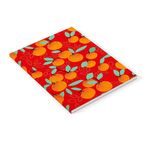 Mirimo Oranges on Red Notebook