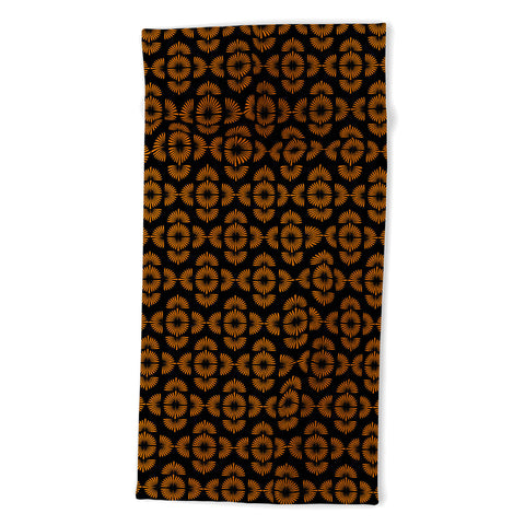 Mirimo Orio Black Beach Towel