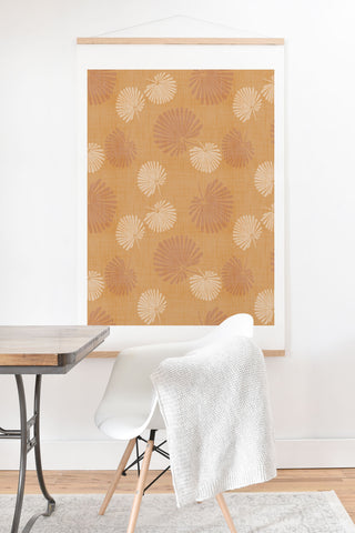 Mirimo Palmetta Terracotta Art Print And Hanger