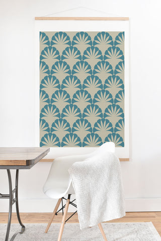 Mirimo Palmira Blue Art Print And Hanger