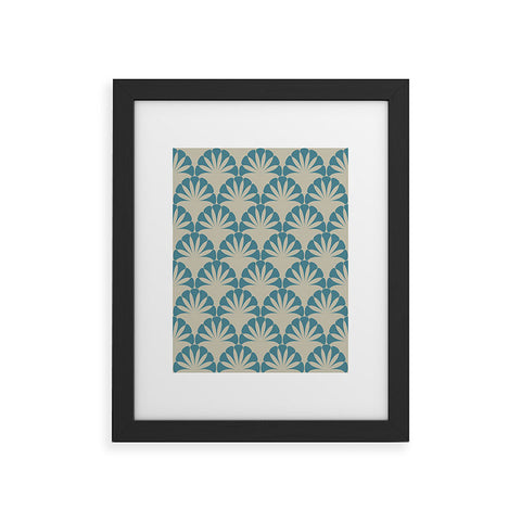 Mirimo Palmira Blue Framed Art Print