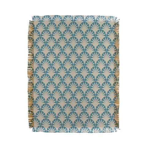 Mirimo Palmira Blue Throw Blanket