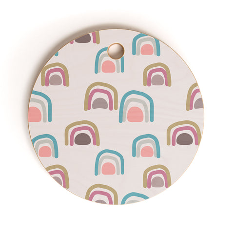 Mirimo Pastel Bows Cutting Board Round