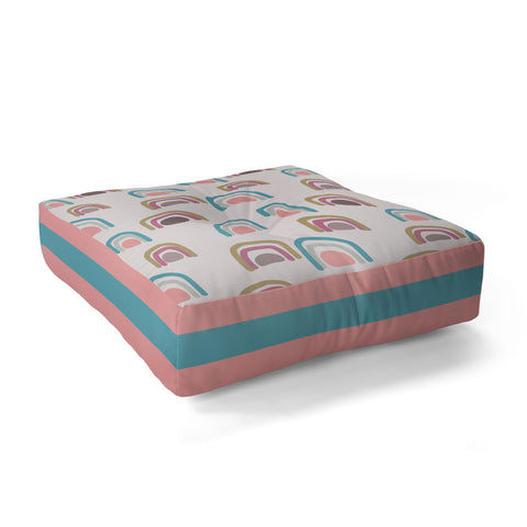 Mirimo Pastel Bows Floor Pillow Square