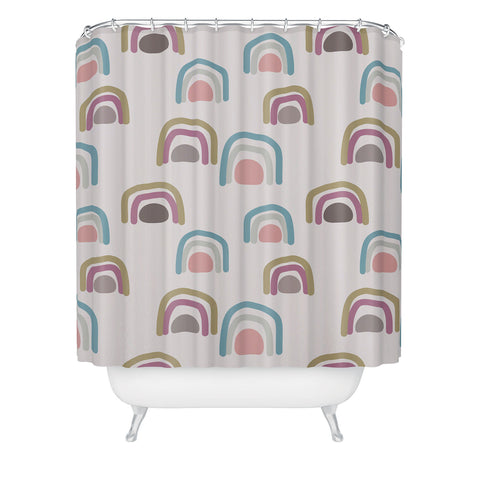 Mirimo Pastel Bows Shower Curtain