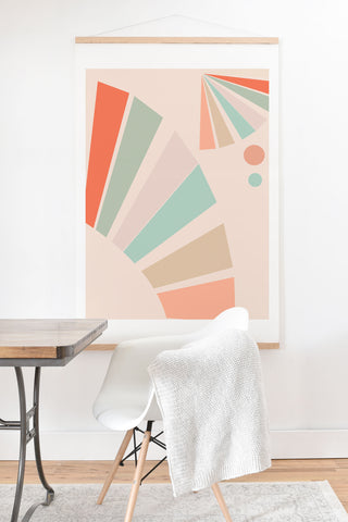 Mirimo Pastello Minimal Art Print And Hanger