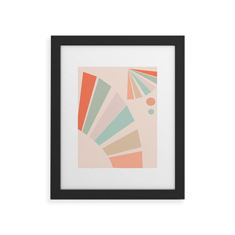 Mirimo Pastello Minimal Framed Art Print