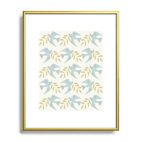 Mirimo Peace Doves Metal Framed Art Print