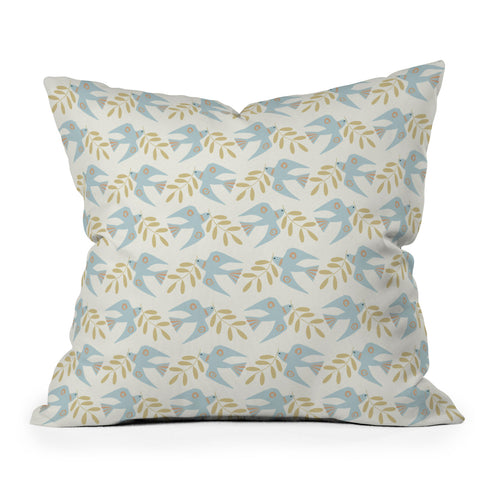 Mirimo Peace Doves Throw Pillow