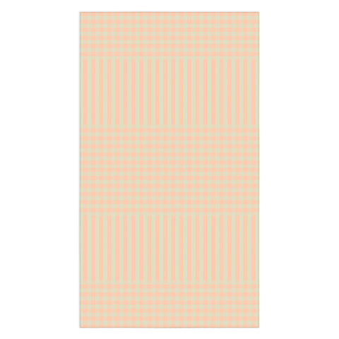 Mirimo Peach and Pistache Gingham Tablecloth