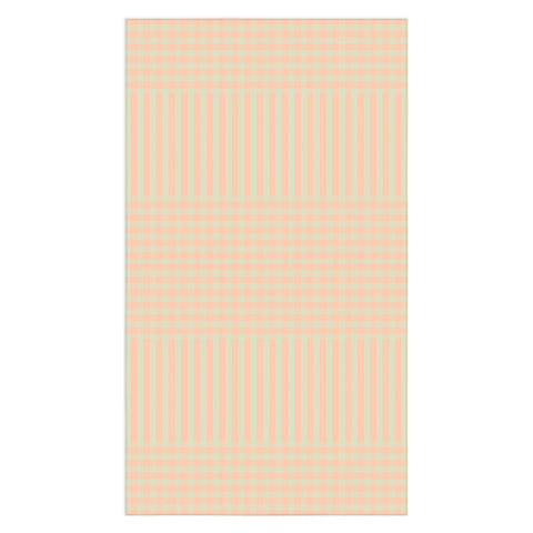Mirimo Peach and Pistache Gingham Tablecloth