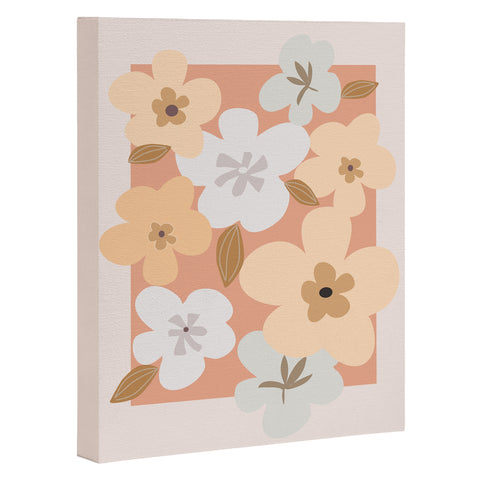 Mirimo Peachy Blooms Art Canvas