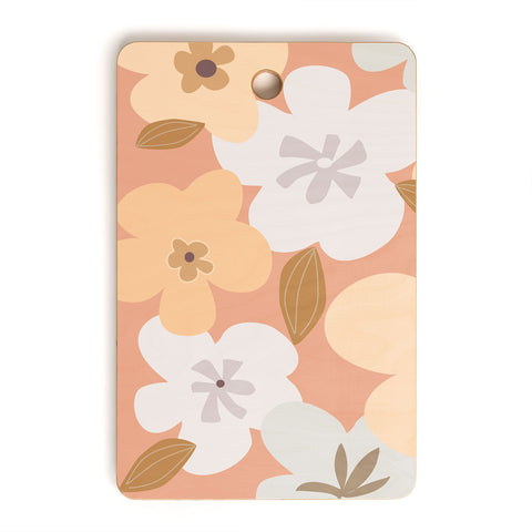 Mirimo Peachy Blooms Cutting Board Rectangle
