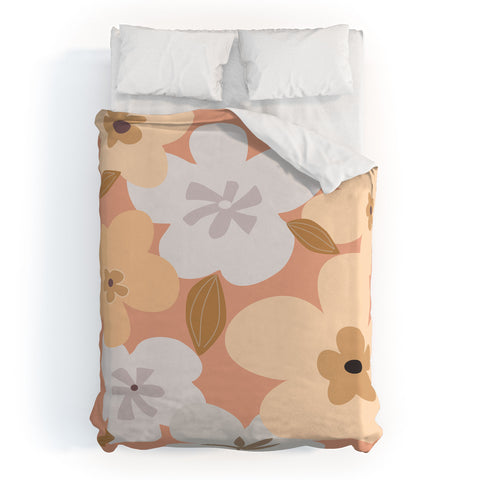 Mirimo Peachy Blooms Duvet Cover