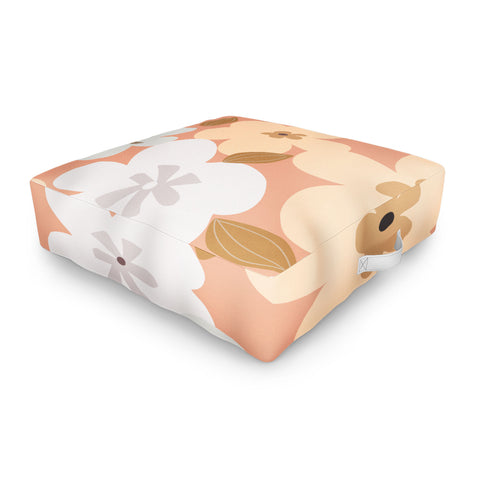 Mirimo Peachy Blooms Outdoor Floor Cushion
