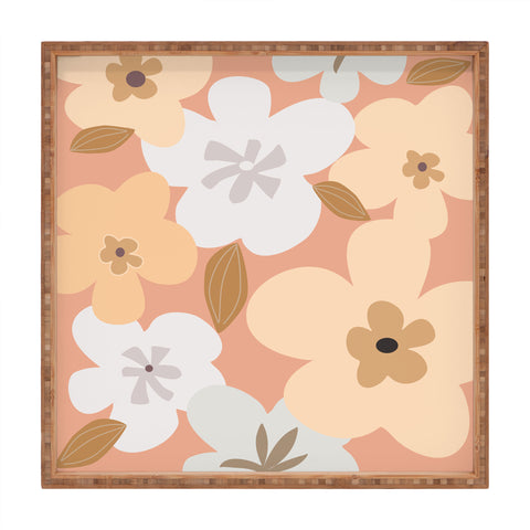 Mirimo Peachy Blooms Square Tray