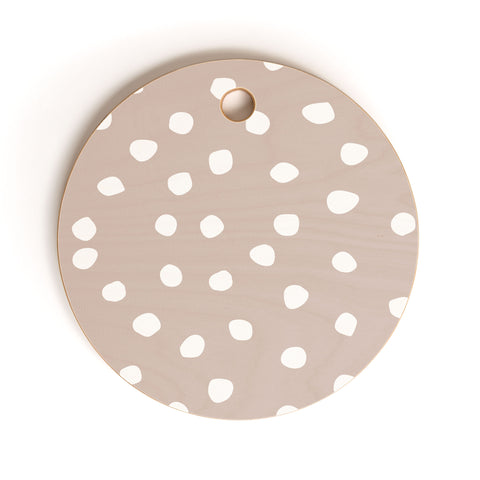 Mirimo Petit Pois Beige Cutting Board Round