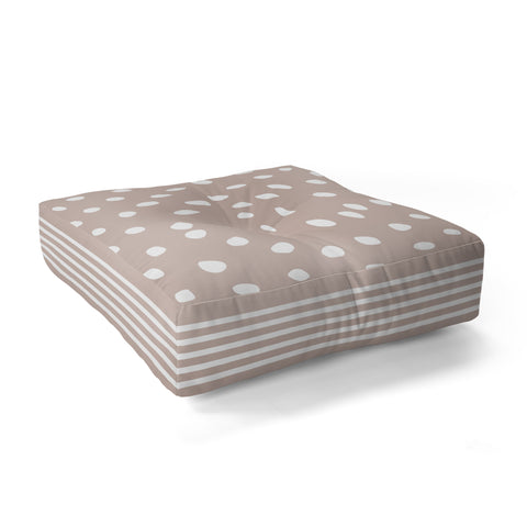 Mirimo Petit Pois Beige Floor Pillow Square