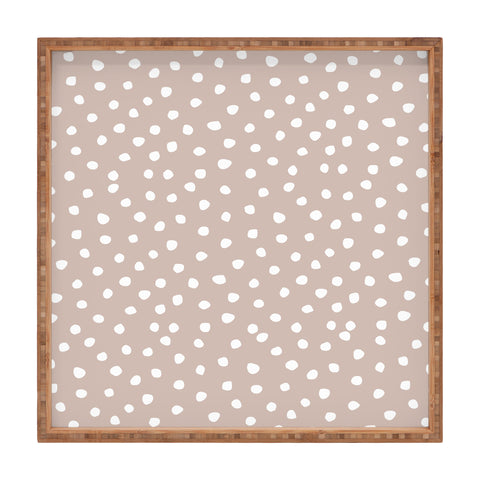 Mirimo Petit Pois Beige Square Tray