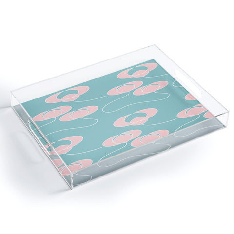 Mirimo Pink Lotus Acrylic Tray