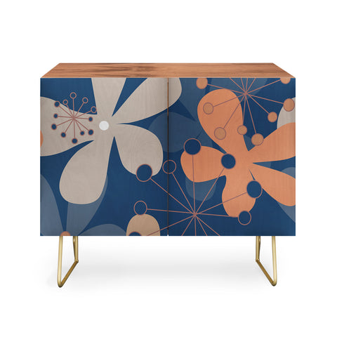 Mirimo PopBlooms Blue Credenza