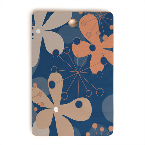 Mirimo PopBlooms Blue Cutting Board Rectangle